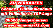 Verkauf: Schönes Einfamilienhaus in TOP-Lage von 06526 Sangerhausen